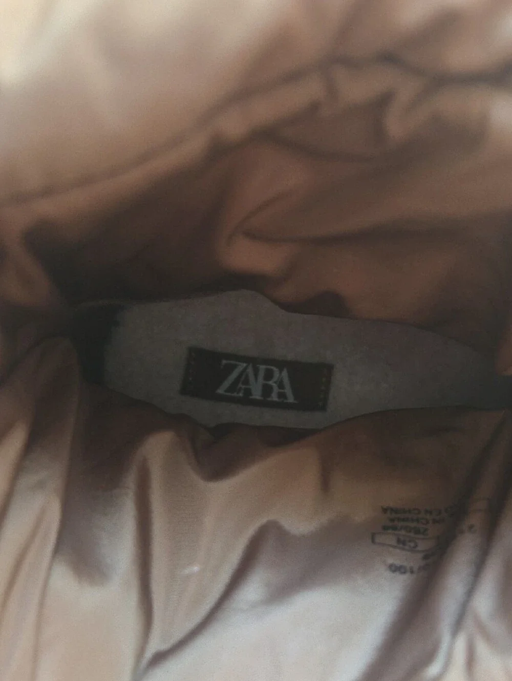 Zara  Brown Puffer Boots